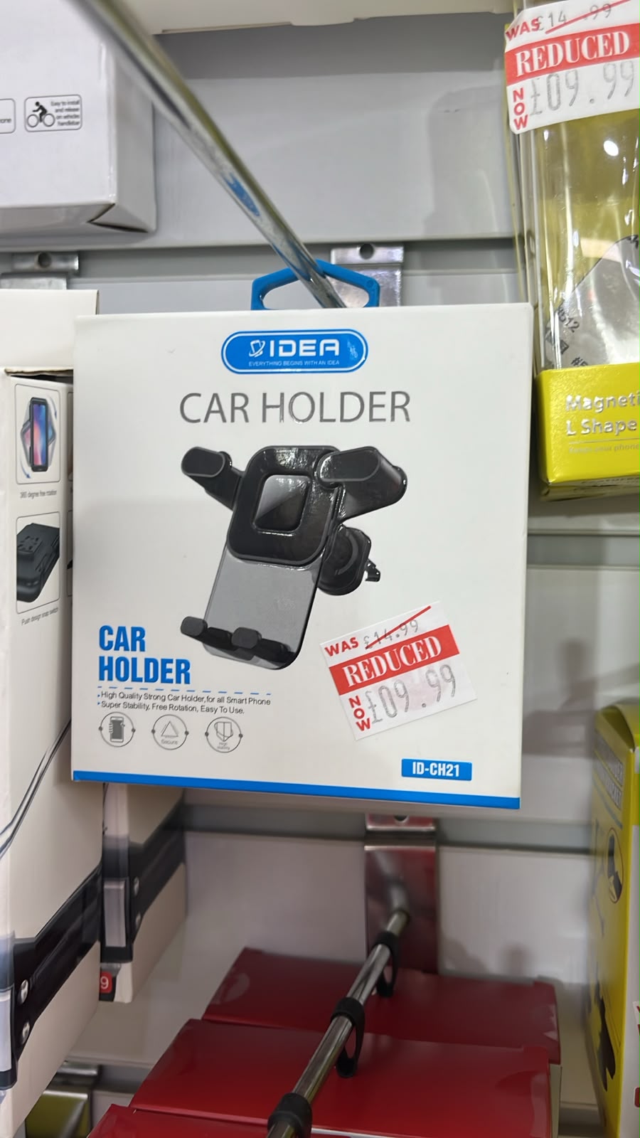 IDEA ID-CH21 Car Holder – 360° Gravity Vent Mount
