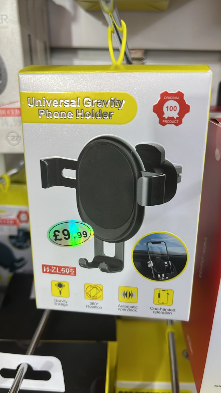 H-ZL505 Universal Gravity Phone Holder – Air Vent Mount