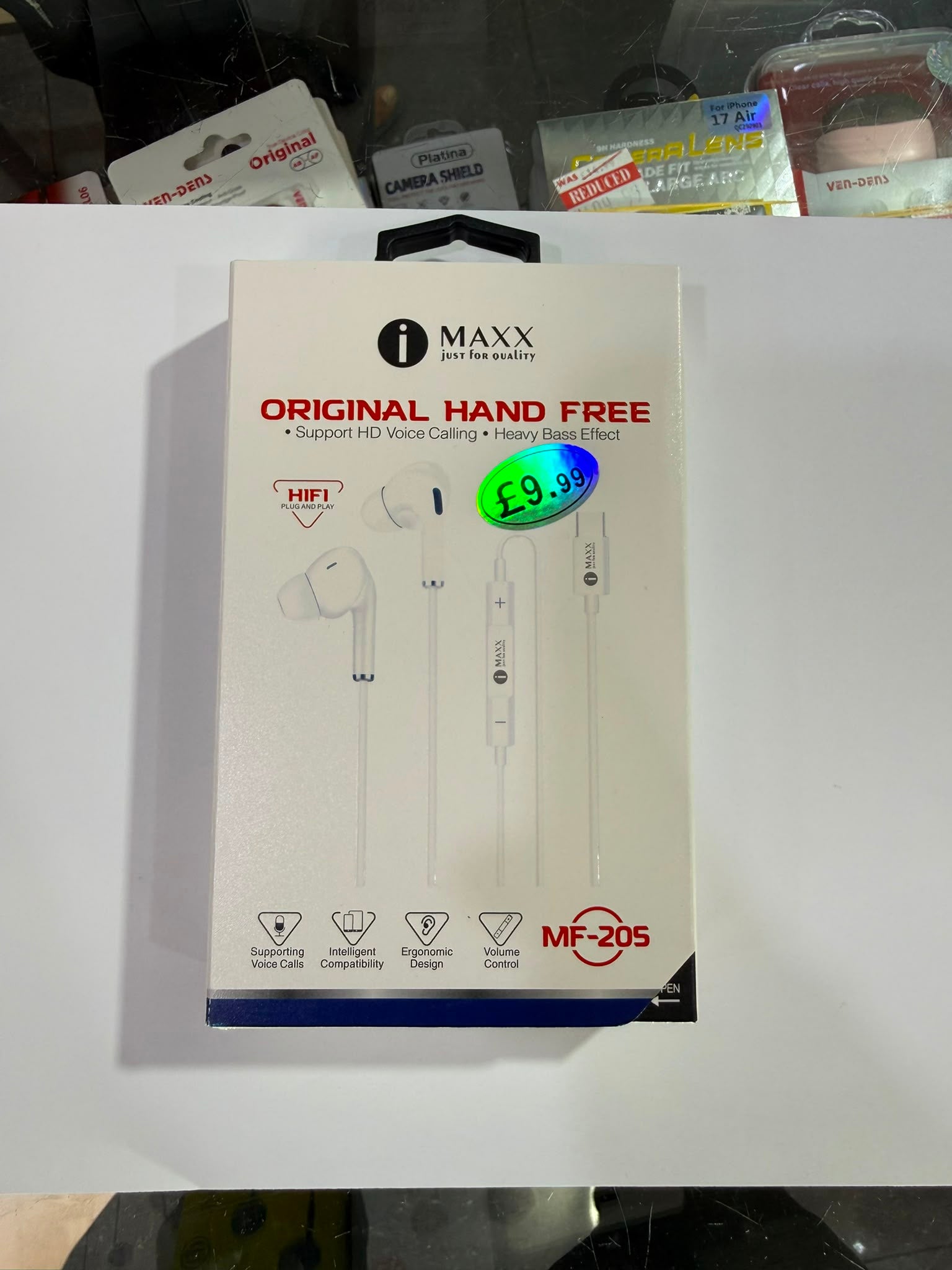 iMAXX MF-205 Lightning Wired Earphones – HD Voice & Bass