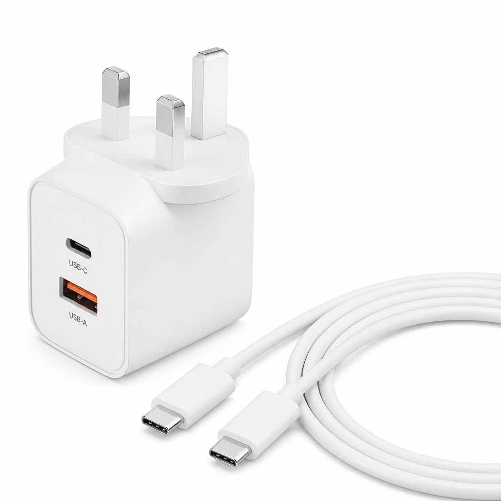 VEN-DENS SP-CDK004 Travel Charger PD 20W + QC 3.0 (UK Plug)