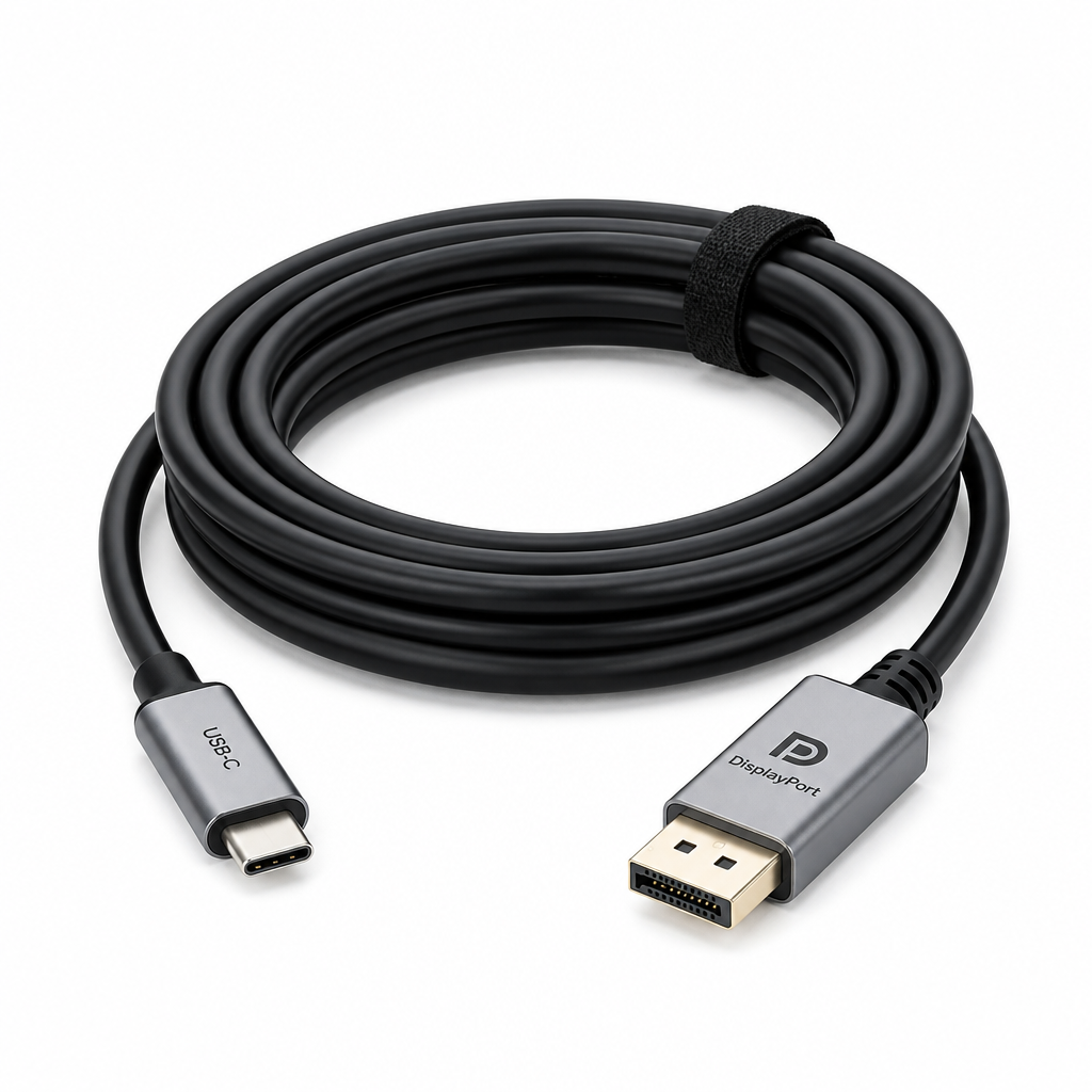 VEN-DENS VD-ADP015 USB-C to DisplayPort Cable 8K 60Hz – 2M