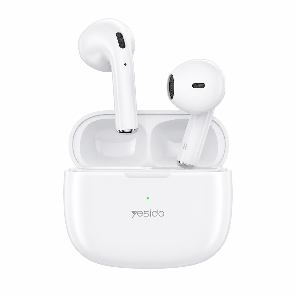 Yesido Wireless Earbuds Pods 4 – Hi-Fi True Wireless (White)